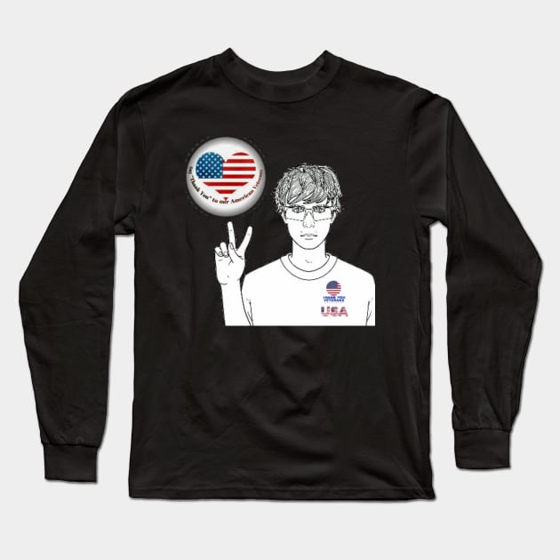 thank you veterans Long Sleeve T-Shirt by Jumana2017